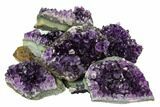 2-3" Dark Purple Amethyst Crystal Clusters - Uruguay - Photo 2